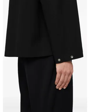 Jil Sander ロゴプリント コットンポプリン シャツジャケット - サムネイル4