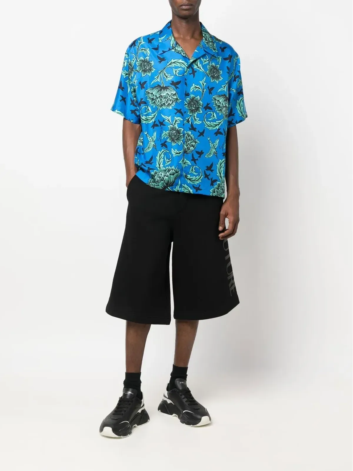 Versace Jeans Couture ロゴプリントショートパンツ - 画像2