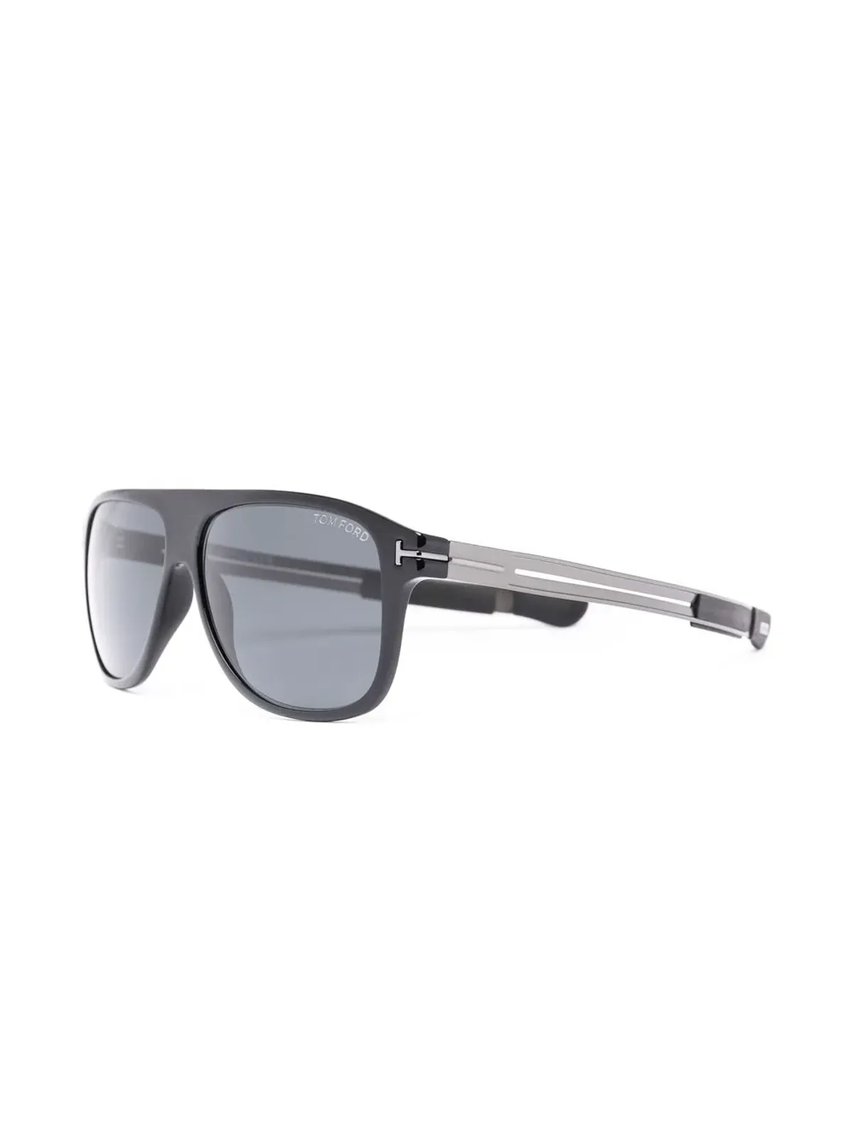 TOM FORD Eyewear スクエアフレーム ストレート サングラス - ブラック - 画像2