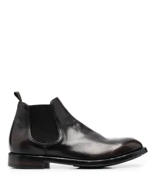 Officine Creative エラスティックパネル付きレザーブーツ - サムネイル1