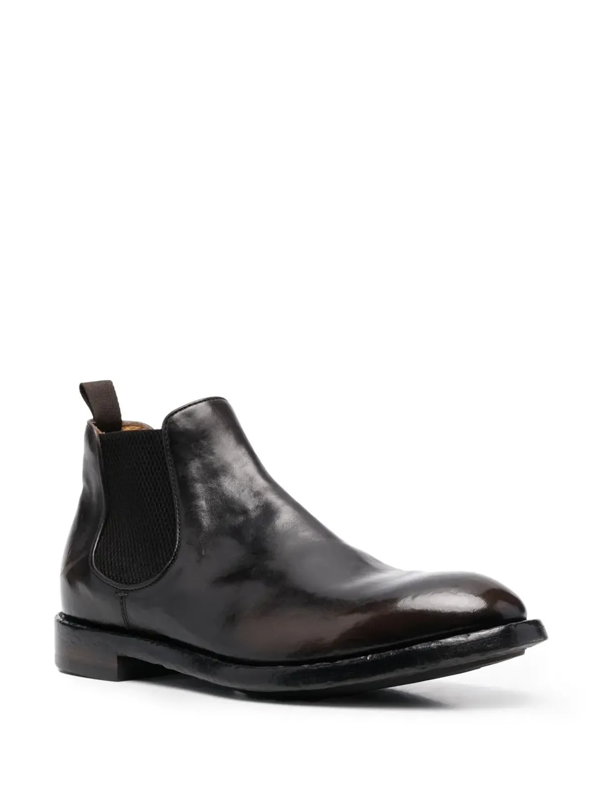 Officine Creative エラスティックパネル付きレザーブーツ - 画像2