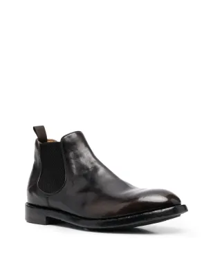 Officine Creative エラスティックパネル付きレザーブーツ - サムネイル2