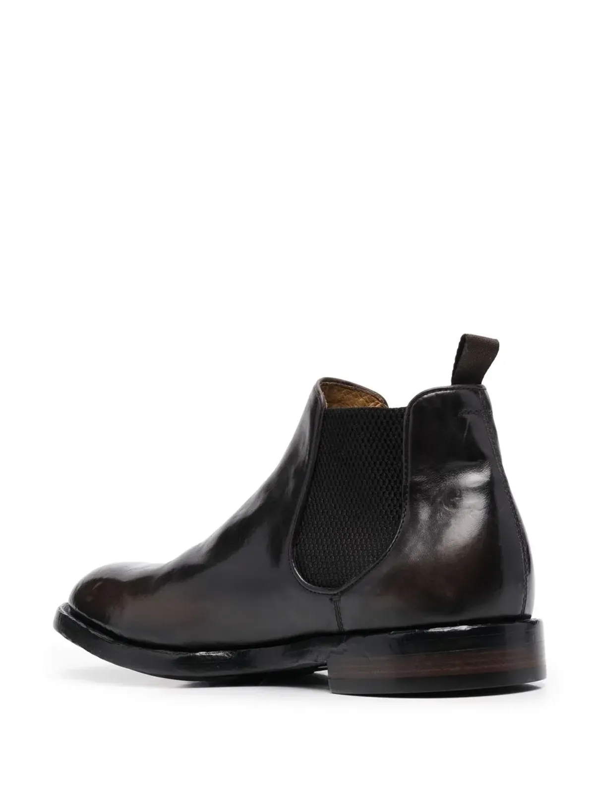 Officine Creative エラスティックパネル付きレザーブーツ - 画像3