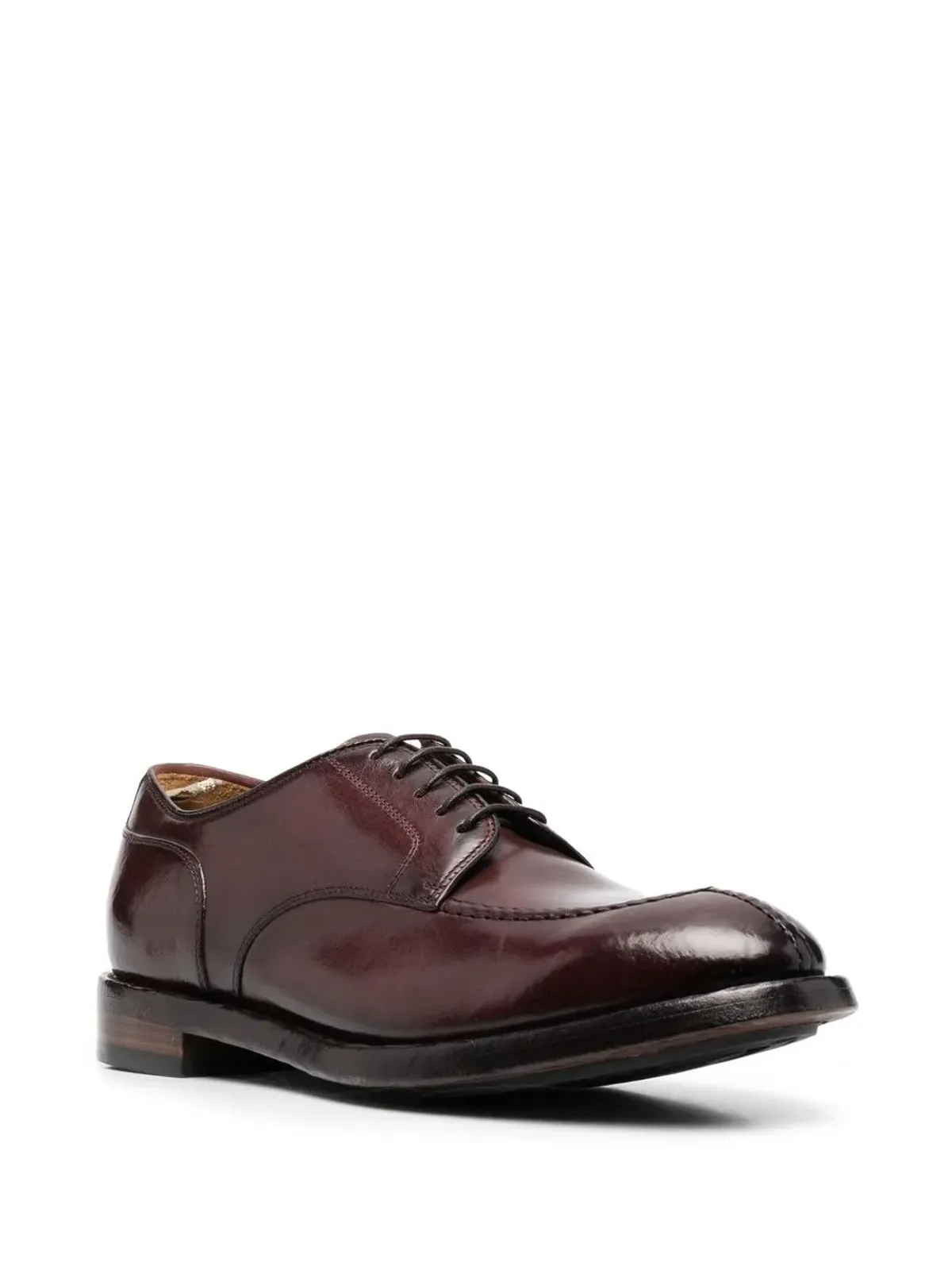Officine Creative レースアップ レザー ダービーシューズ - レッド - 画像2