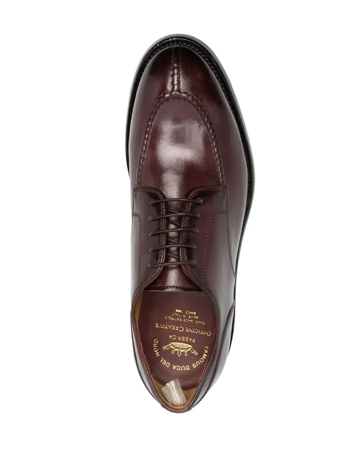 Officine Creative レースアップ レザー ダービーシューズ - レッド - 画像4
