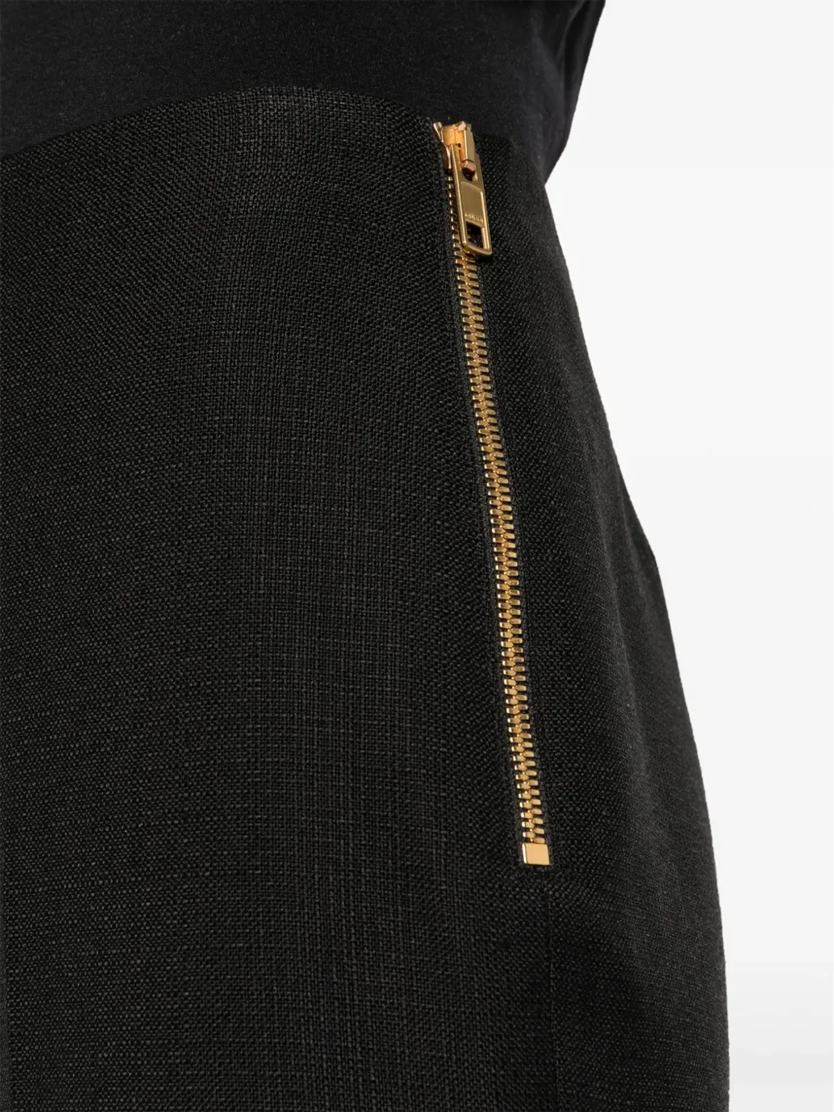 Gucci ダーツディテール クロップドパンツ - ブラック - 画像5