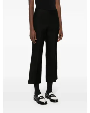 Gucci ダーツディテール クロップドパンツ - ブラック - サムネイル3