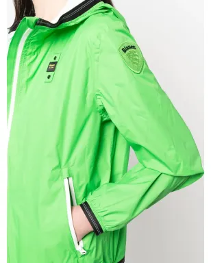 Blauer コントラストトリム トラックジャケット - グリーン - サムネイル5