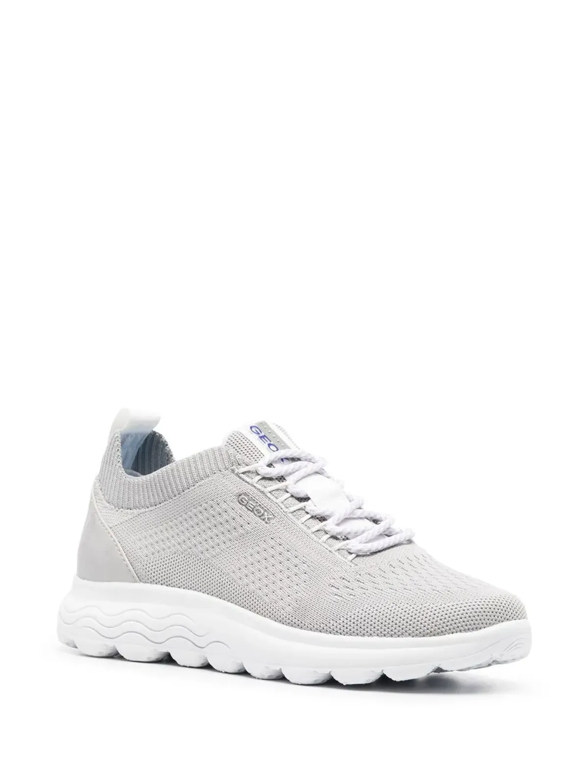 Geox Spherica lace-up knit sneakers - Grey - 画像2