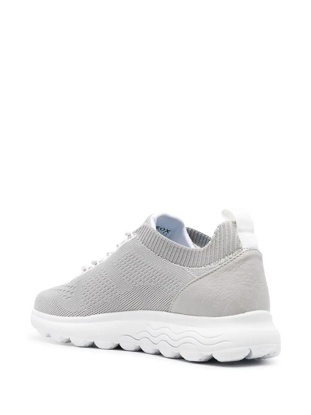 Geox Spherica lace-up knit sneakers - Grey - 画像3
