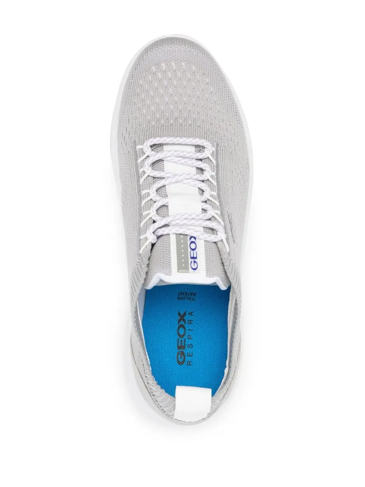 Geox Spherica lace-up knit sneakers - Grey - 画像4