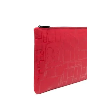 CHANEL Pre-Owned 2000年代 香水瓶プリント クラッチバッグ - レッド - サムネイル2