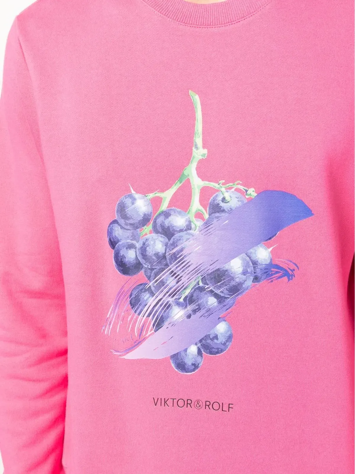 Viktor & Rolf グレーププリント コットン スウェットシャツ - 画像5