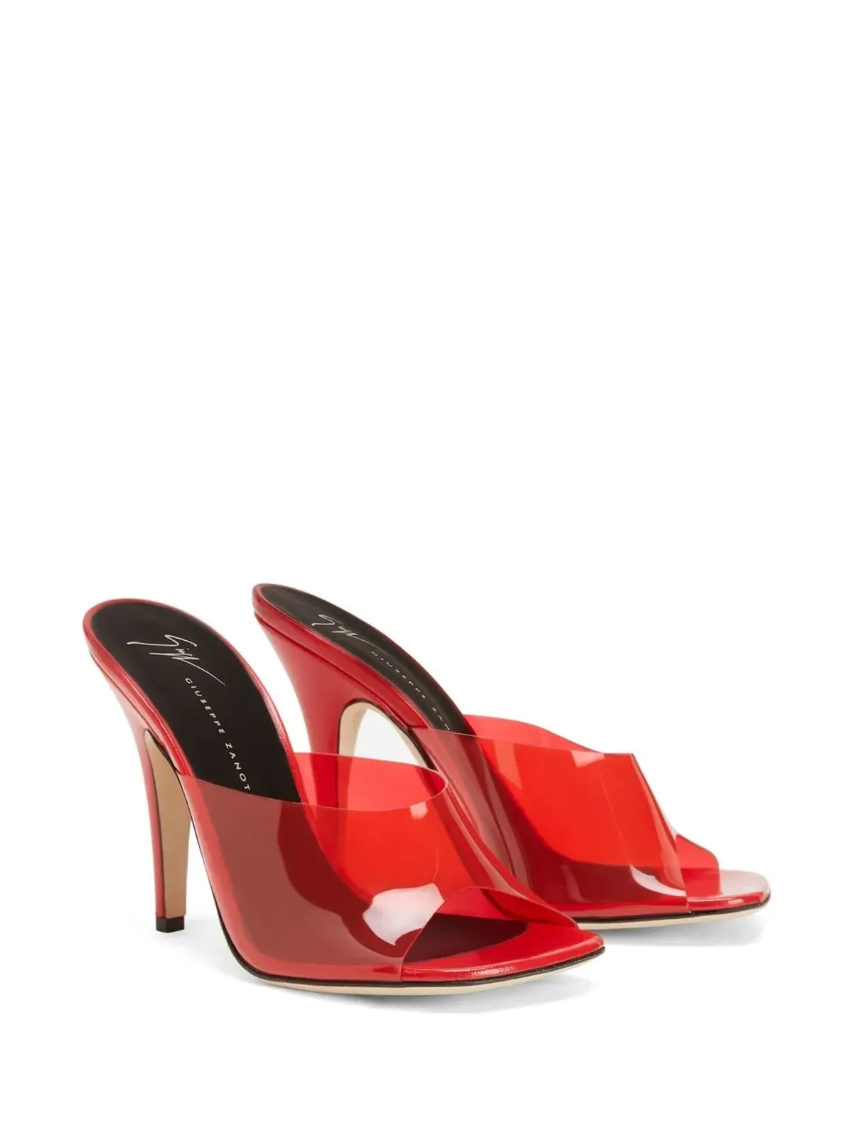 Giuseppe Zanotti Earthshine Plexy サンダル - レッド - 画像2