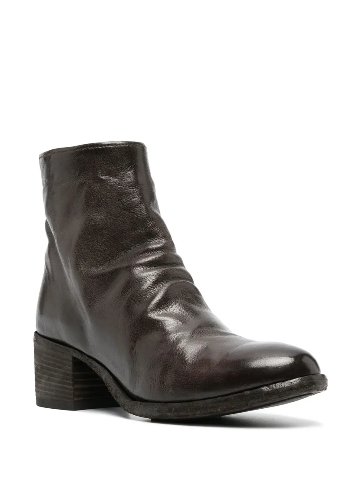 Officine Creative Denner ブロックヒール レザー ブーツ - 画像2
