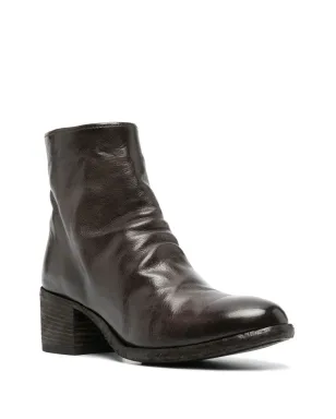 Officine Creative Denner ブロックヒール レザー ブーツ - サムネイル2