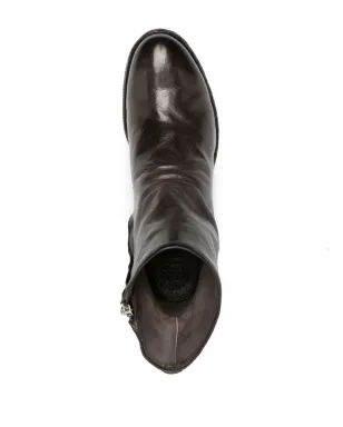 Officine Creative Denner ブロックヒール レザー ブーツ - サムネイル4