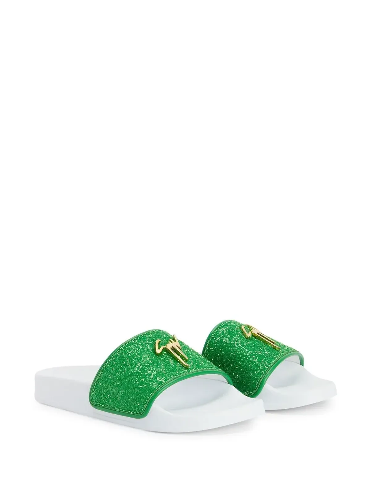 Giuseppe Zanotti ブレット グリッター・スライド - 画像2