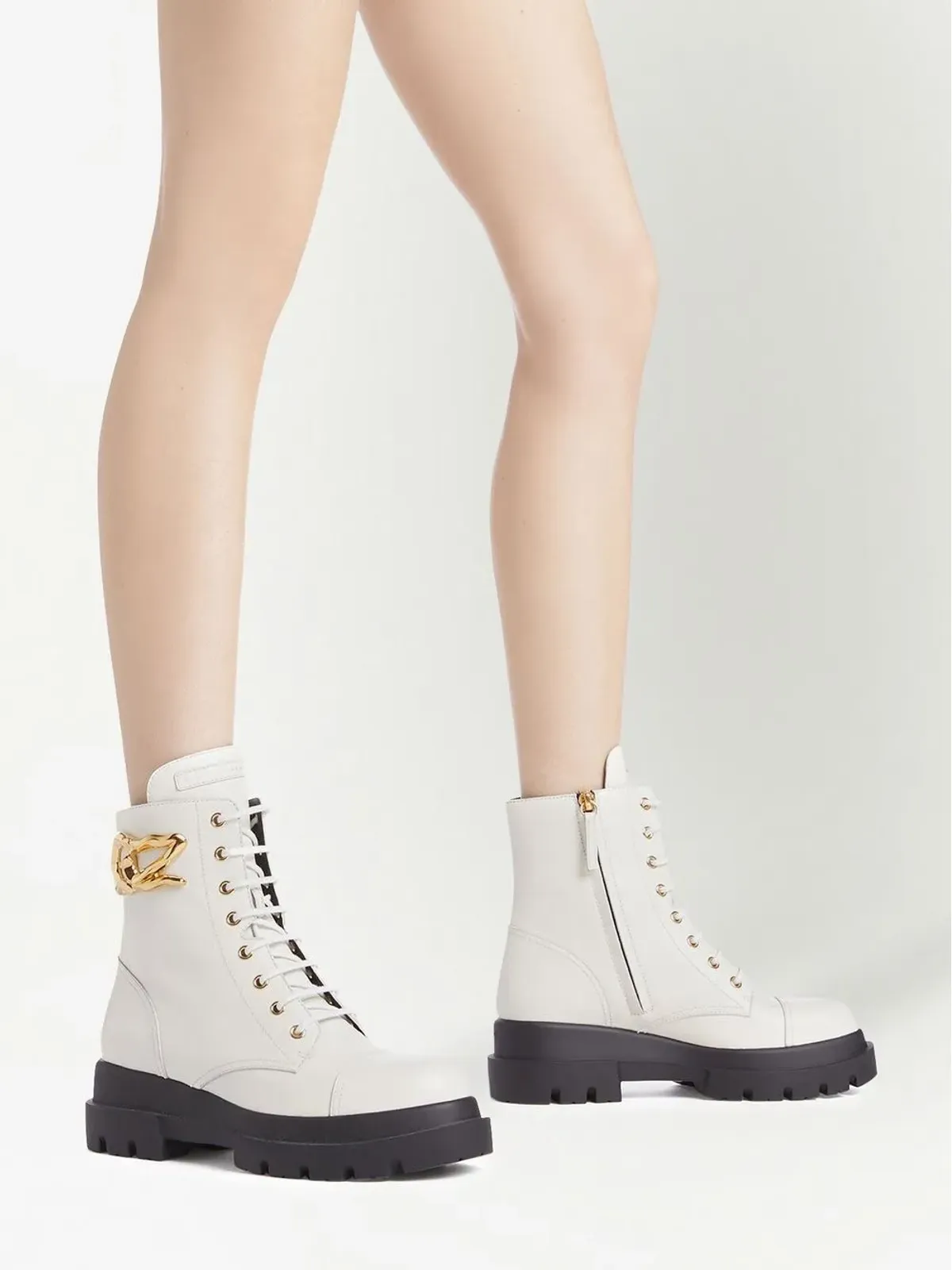 Giuseppe Zanotti Tankieブーツ（レースアップ） - 画像4