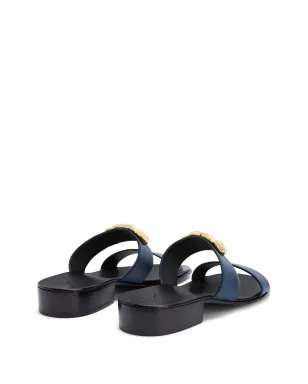Giuseppe Zanotti Gregorie ロゴプレート サンダル - サムネイル3