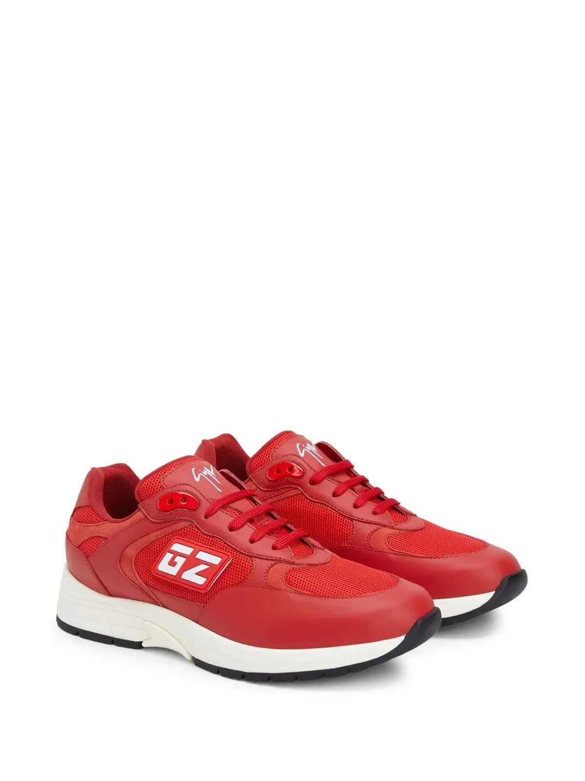 Giuseppe Zanotti GZ Runner レースアップ ローカットスニーカー - レッド - 画像2