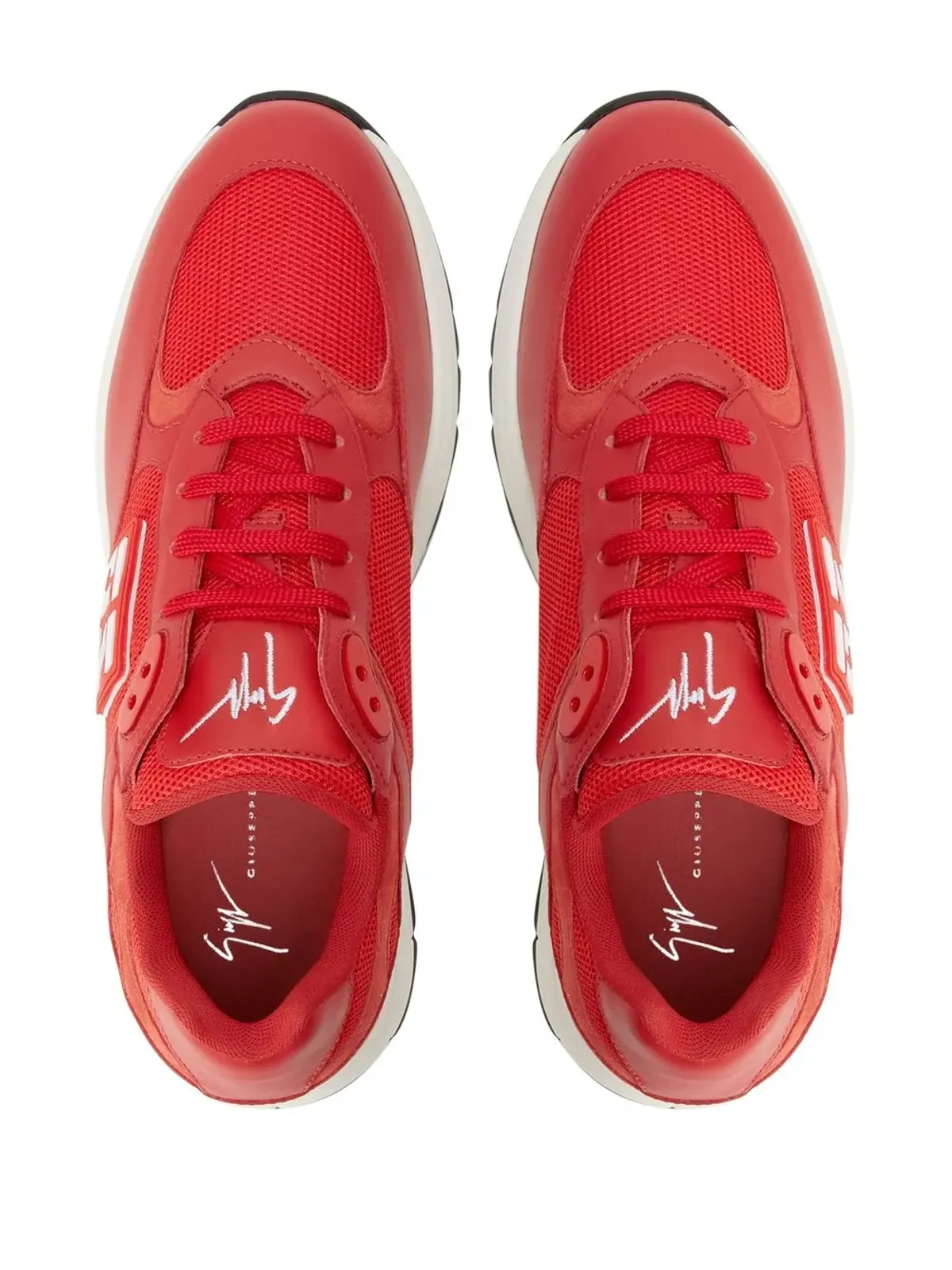 Giuseppe Zanotti GZ Runner レースアップ ローカットスニーカー - レッド - 画像4
