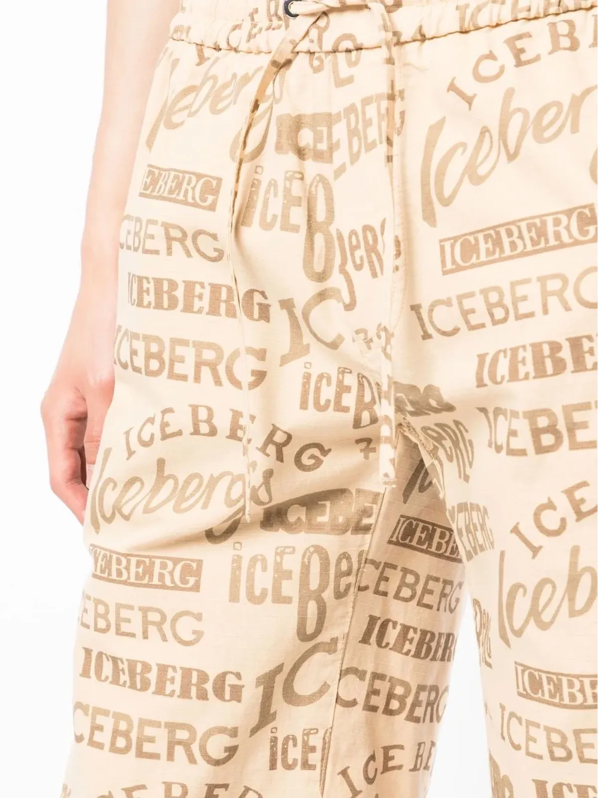 Iceberg ロゴプリント デッキショーツ - 画像5