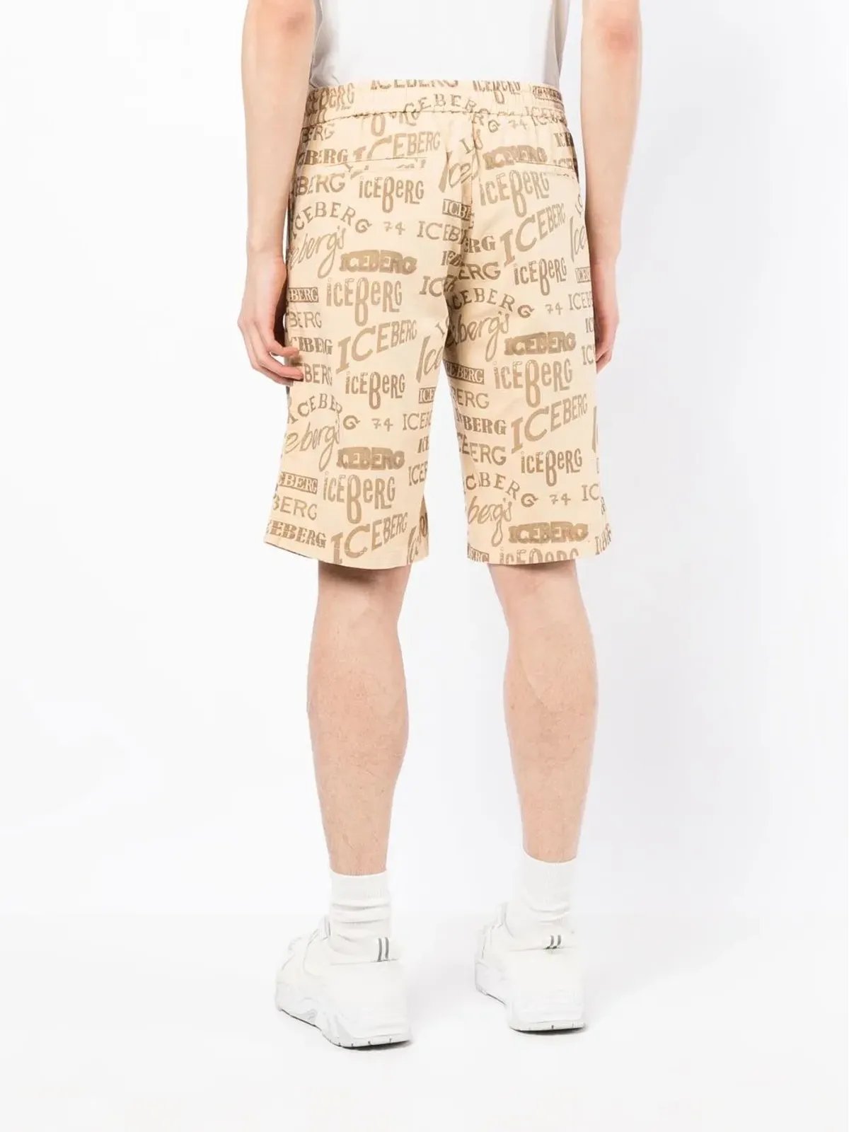 Iceberg ロゴプリント デッキショーツ - 画像4