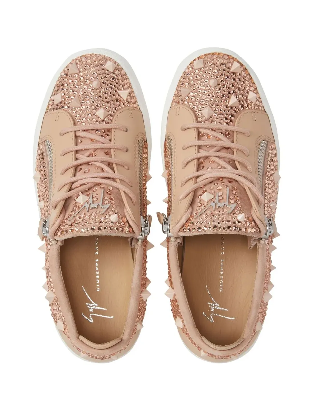 Giuseppe Zanotti Gail スタッズ付きスニーカー - 画像4