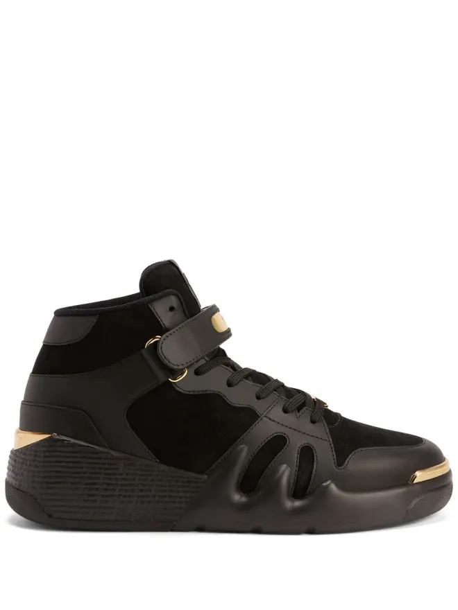 Giuseppe Zanotti Giuseppe Zanotti タロン ミッドトップスニーカー - ブラックの商品画像