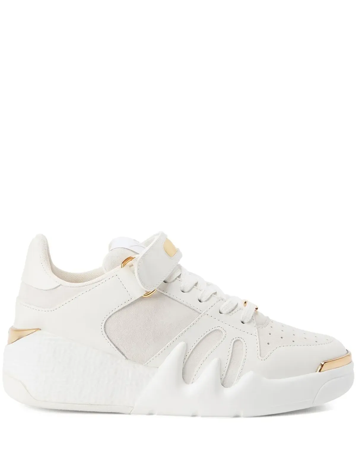 Giuseppe Zanotti タロン・タッチストラップ ハイトップスニーカー - 画像1