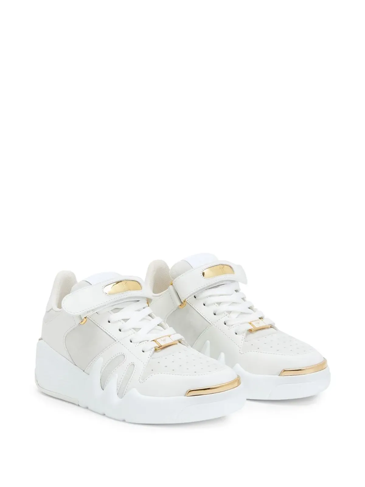 Giuseppe Zanotti タロン・タッチストラップ ハイトップスニーカー - 画像2