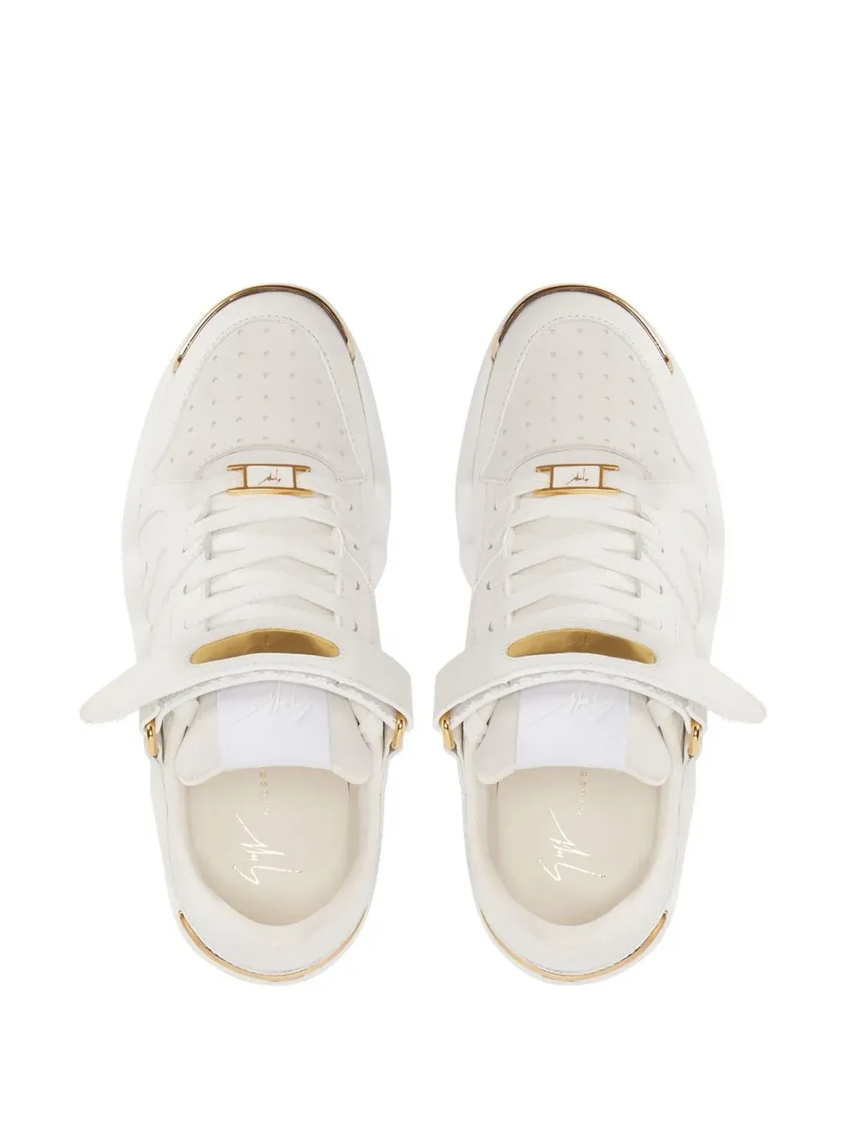 Giuseppe Zanotti タロン・タッチストラップ ハイトップスニーカー - 画像4