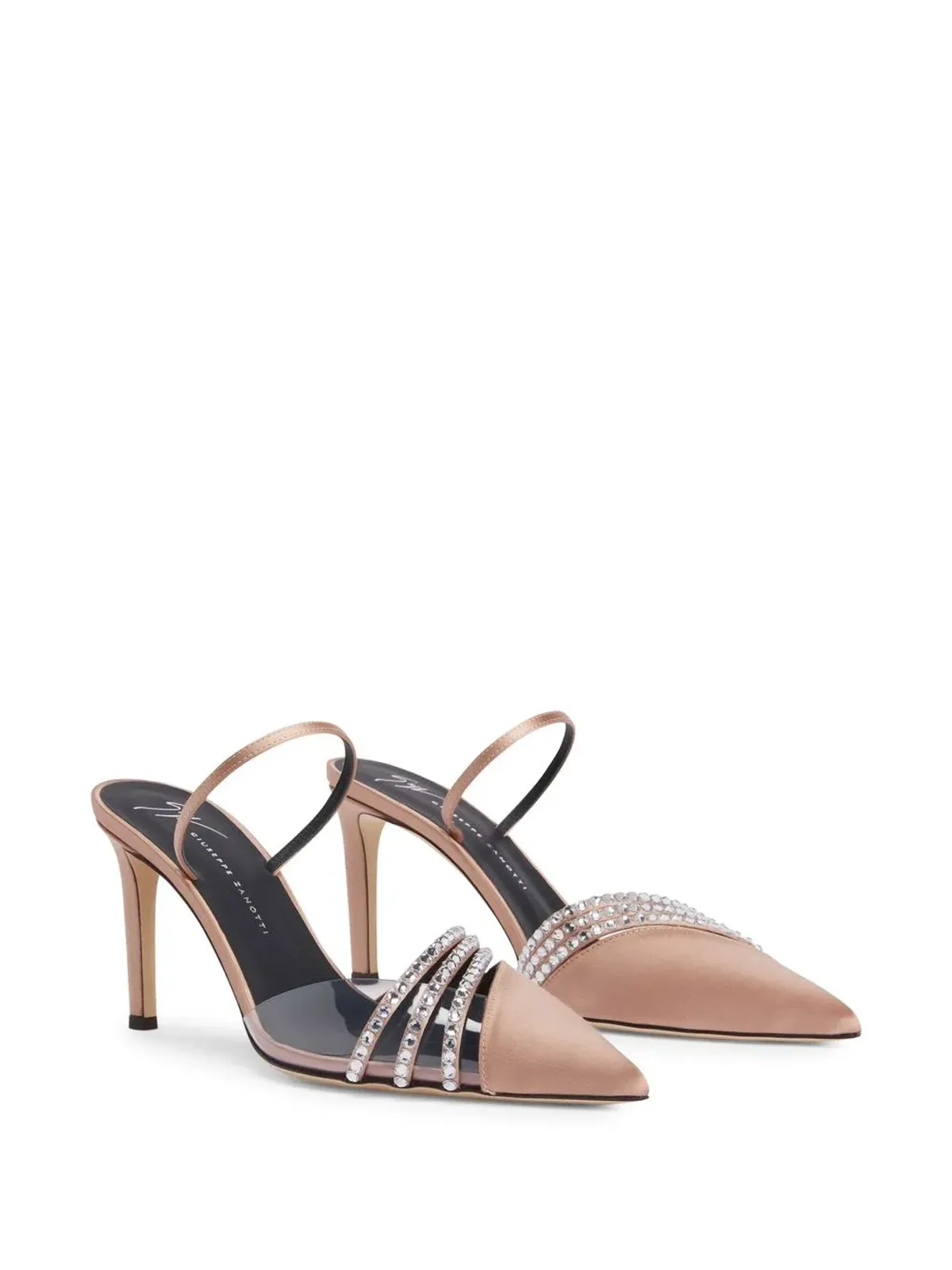 Giuseppe Zanotti Audrine サテンパンプス - 画像2