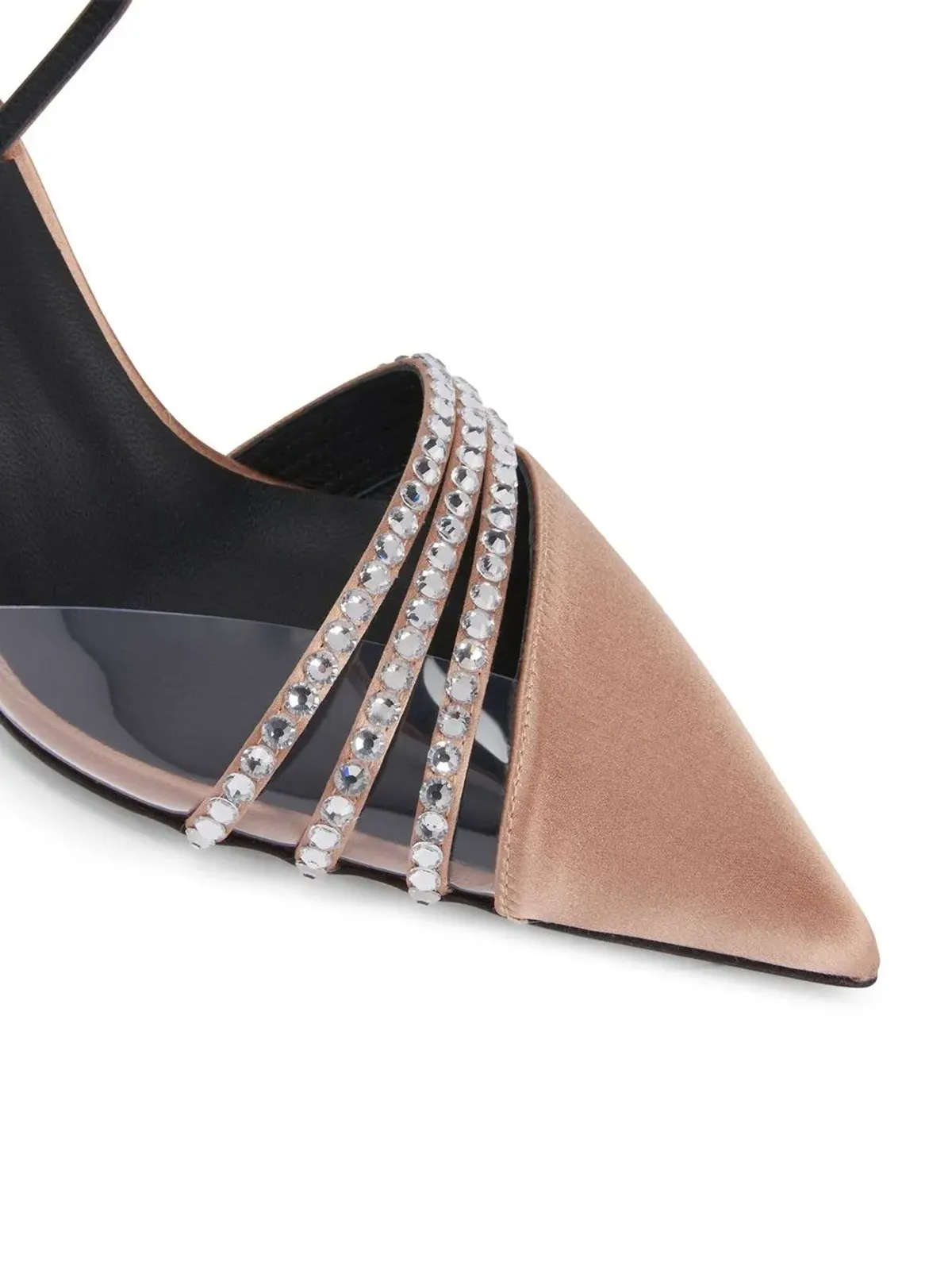 Giuseppe Zanotti Audrine サテンパンプス - 画像4