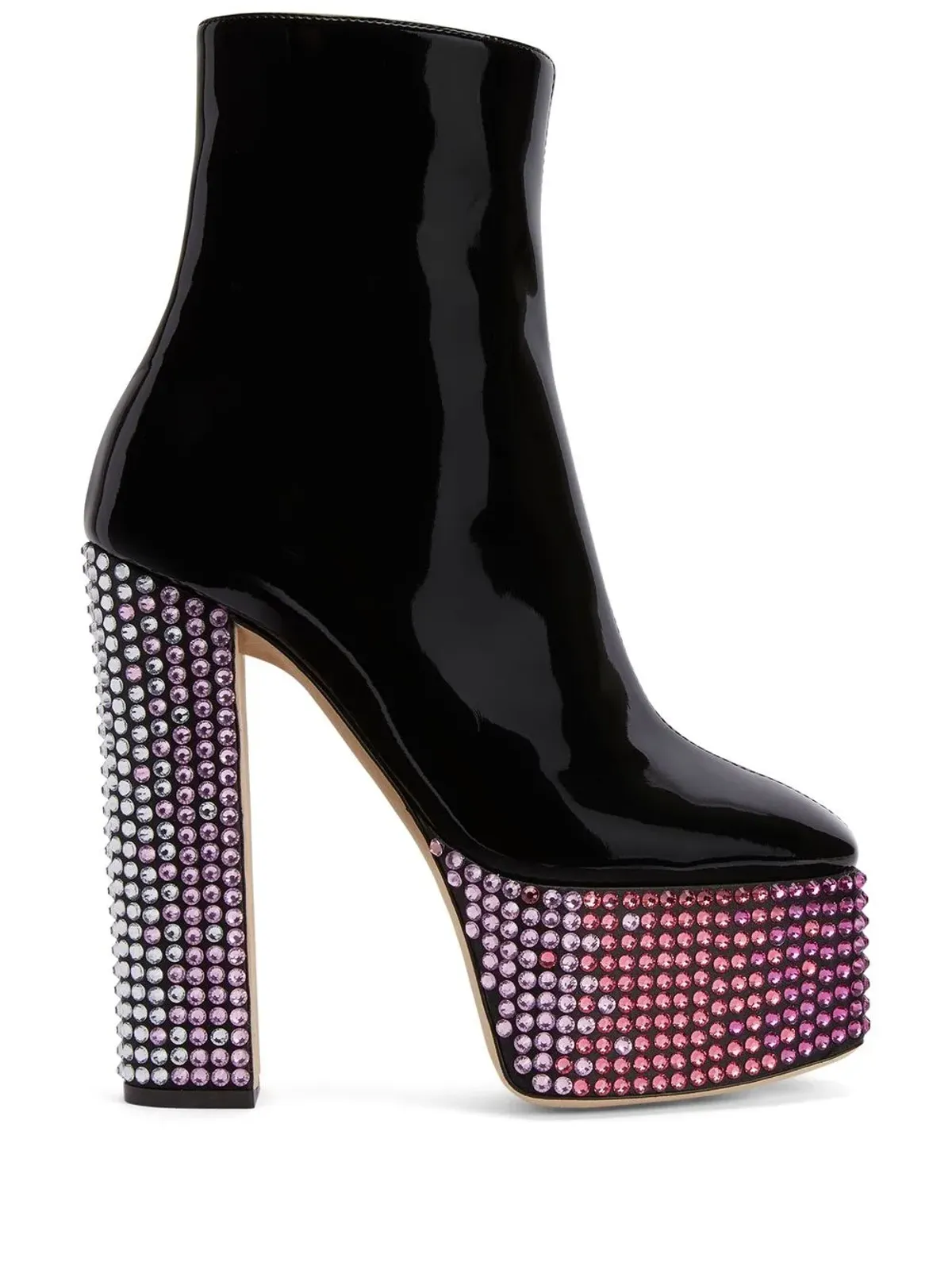 Giuseppe Zanotti モルガーナ・ストラス 150mm ブーツ - 画像1