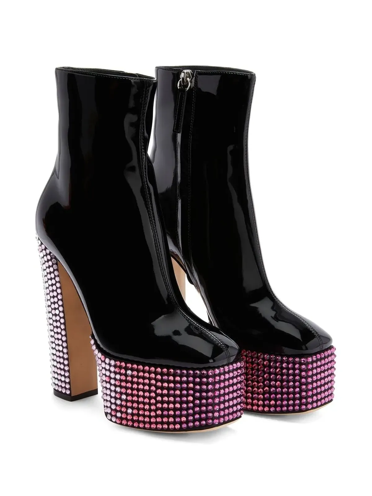 Giuseppe Zanotti モルガーナ・ストラス 150mm ブーツ - 画像2