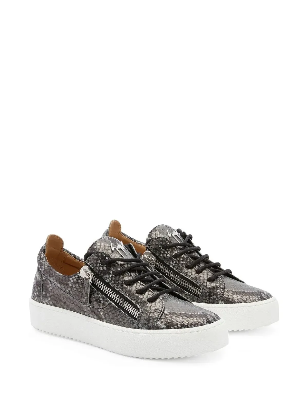 Giuseppe Zanotti Gail snakeskin風スニーカー - 画像2