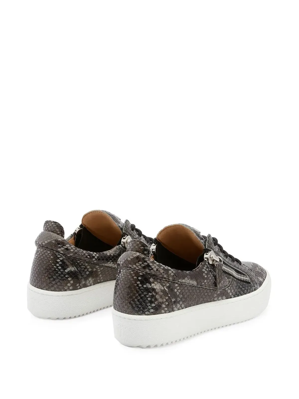 Giuseppe Zanotti Gail snakeskin風スニーカー - 画像3