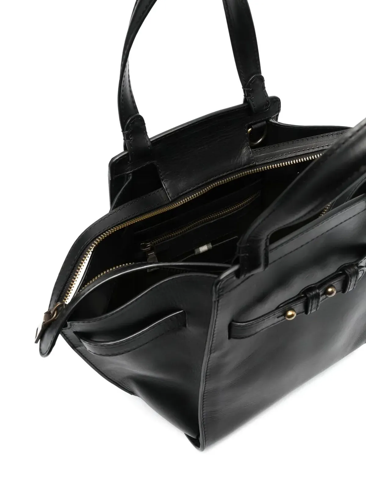 Officine Creative ジップ付きトップハンドルトート - 画像4