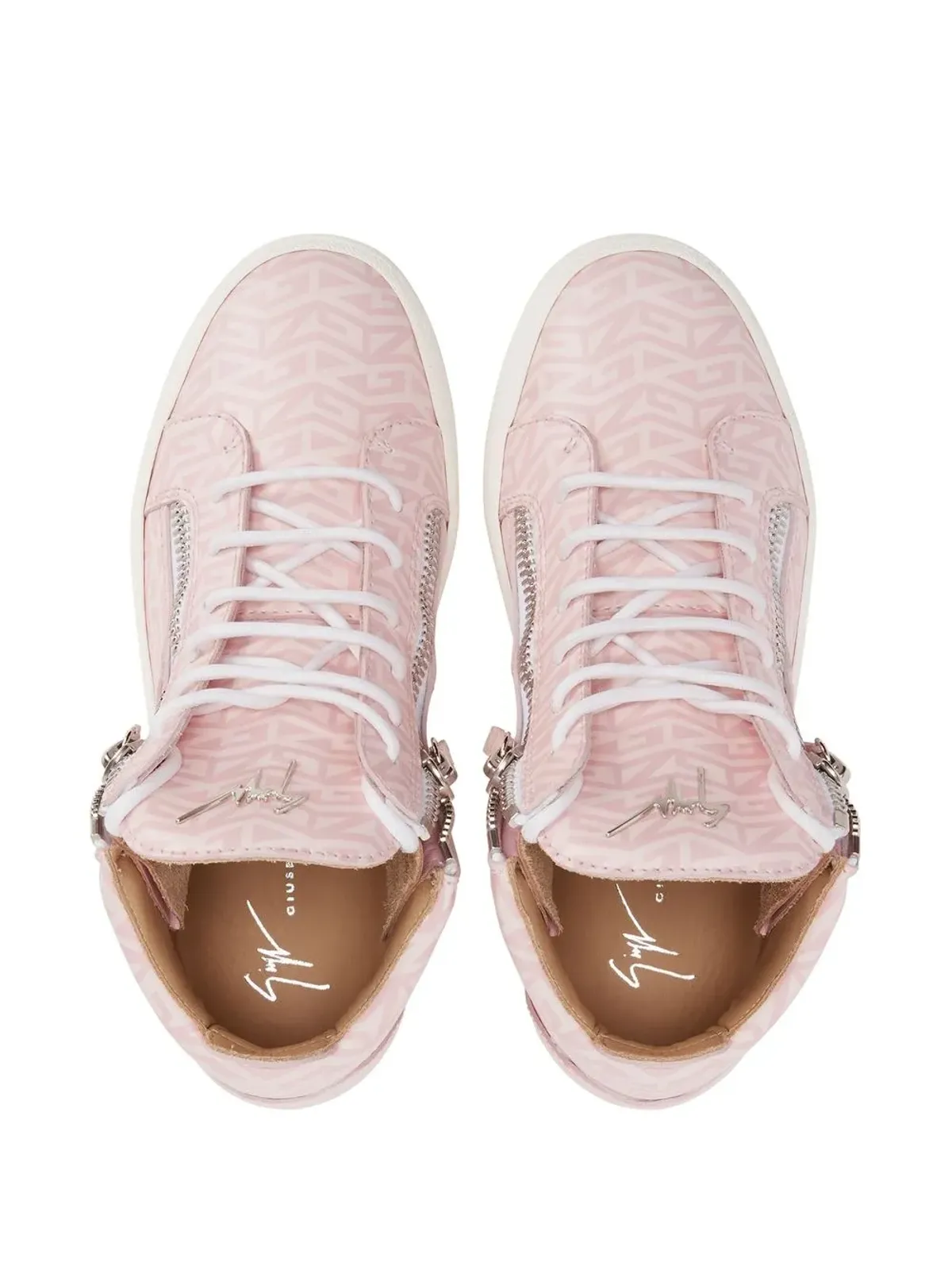 Giuseppe Zanotti Kriss Monogramスニーカー - 画像4