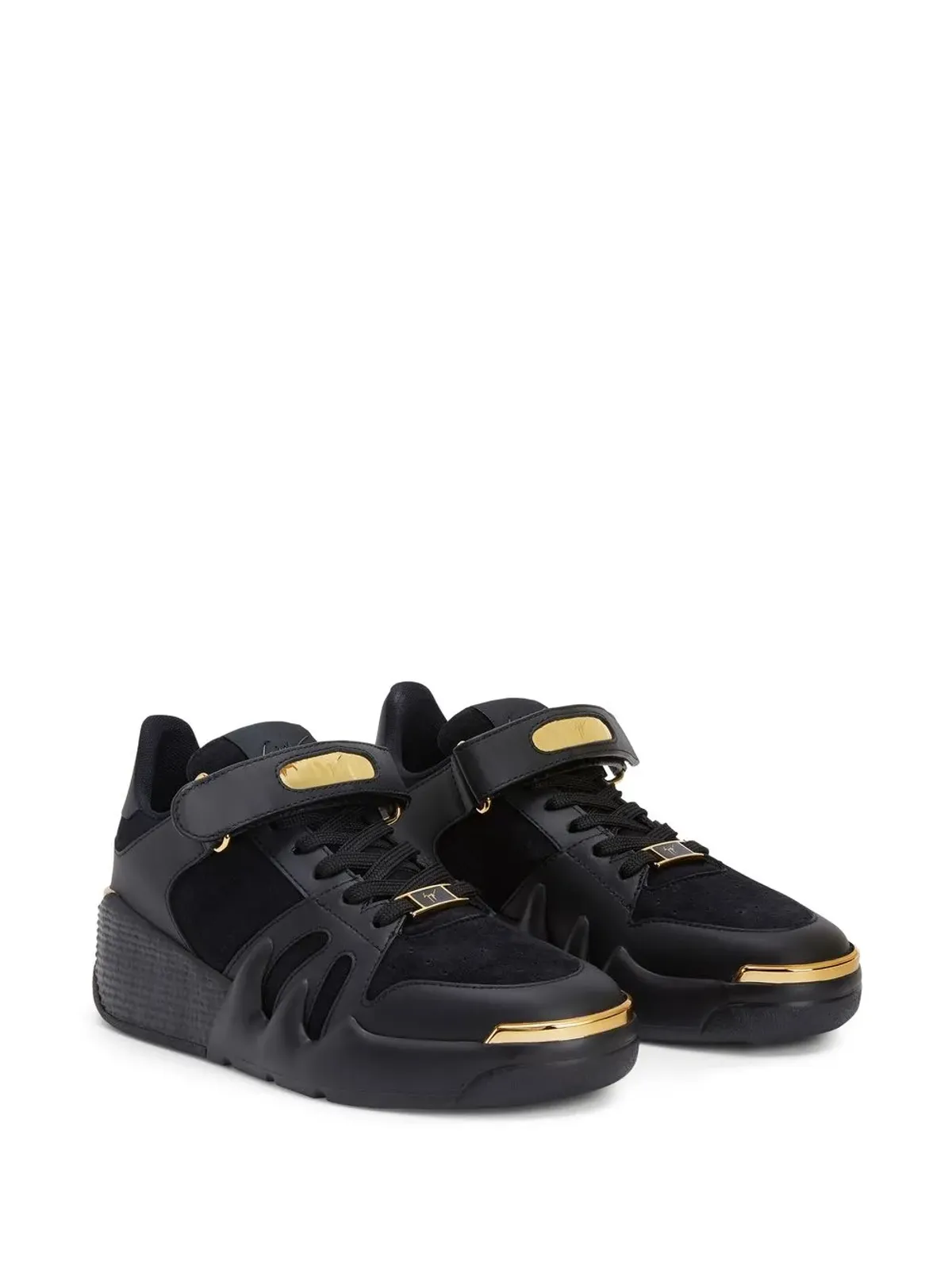 Giuseppe Zanotti タロン・タッチストラップ ロー・トップスニーカー - 画像2