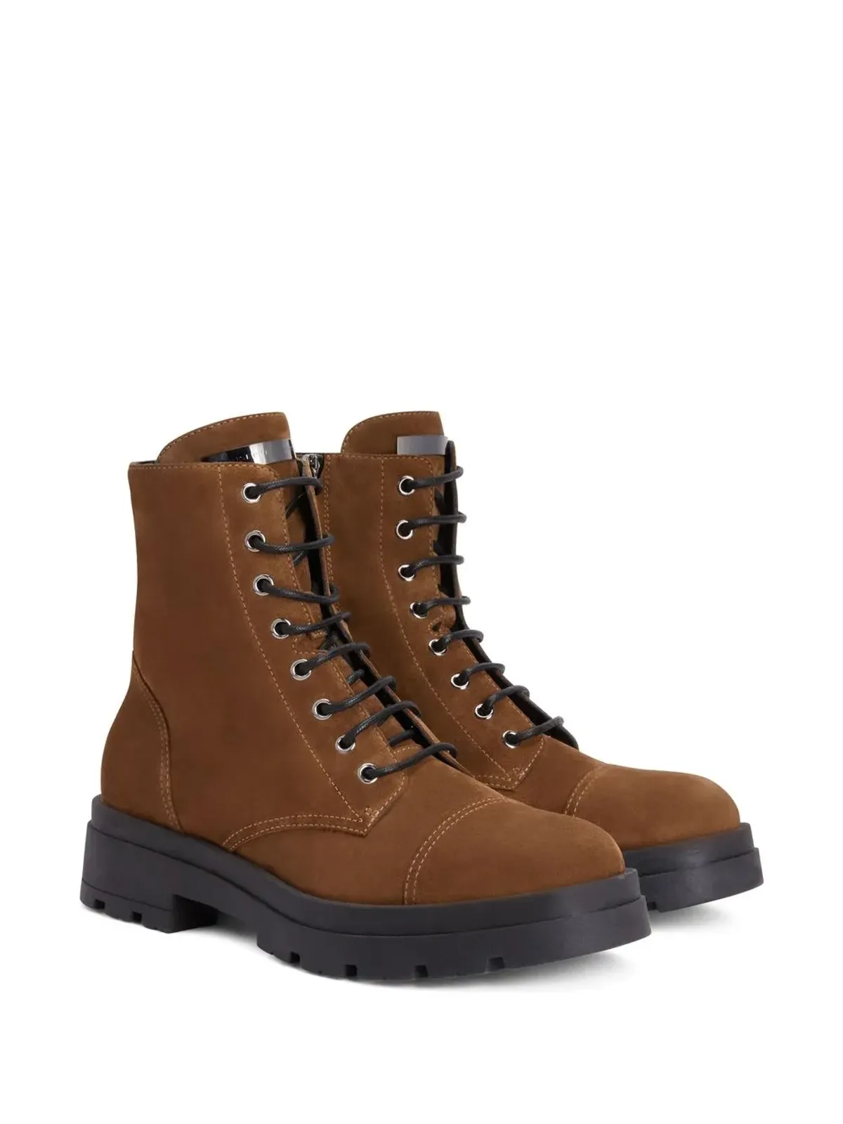 Giuseppe Zanotti Jerico スエード アンクルブーツ - 画像2