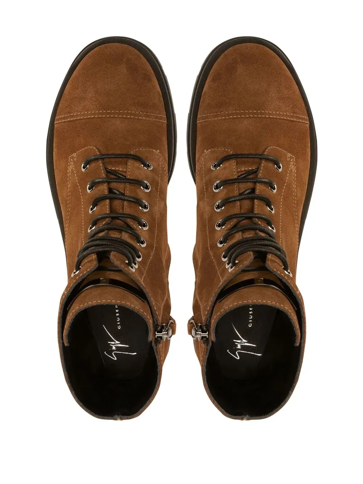 Giuseppe Zanotti Jerico スエード アンクルブーツ - 画像4