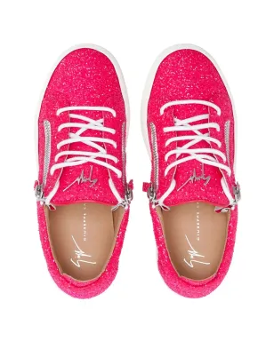 Giuseppe Zanotti ゲイル グリッター ロー・トップ スニーカー - サムネイル4