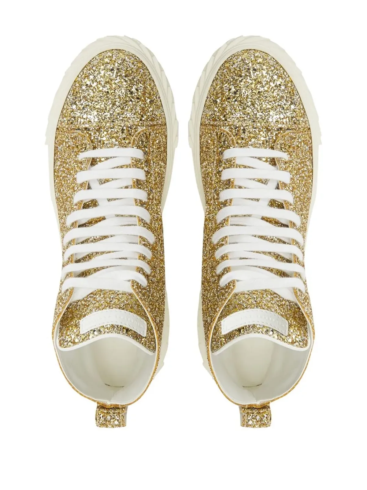 Giuseppe Zanotti エコーブラバー ハイトップスニーカー ゴールド - 画像4