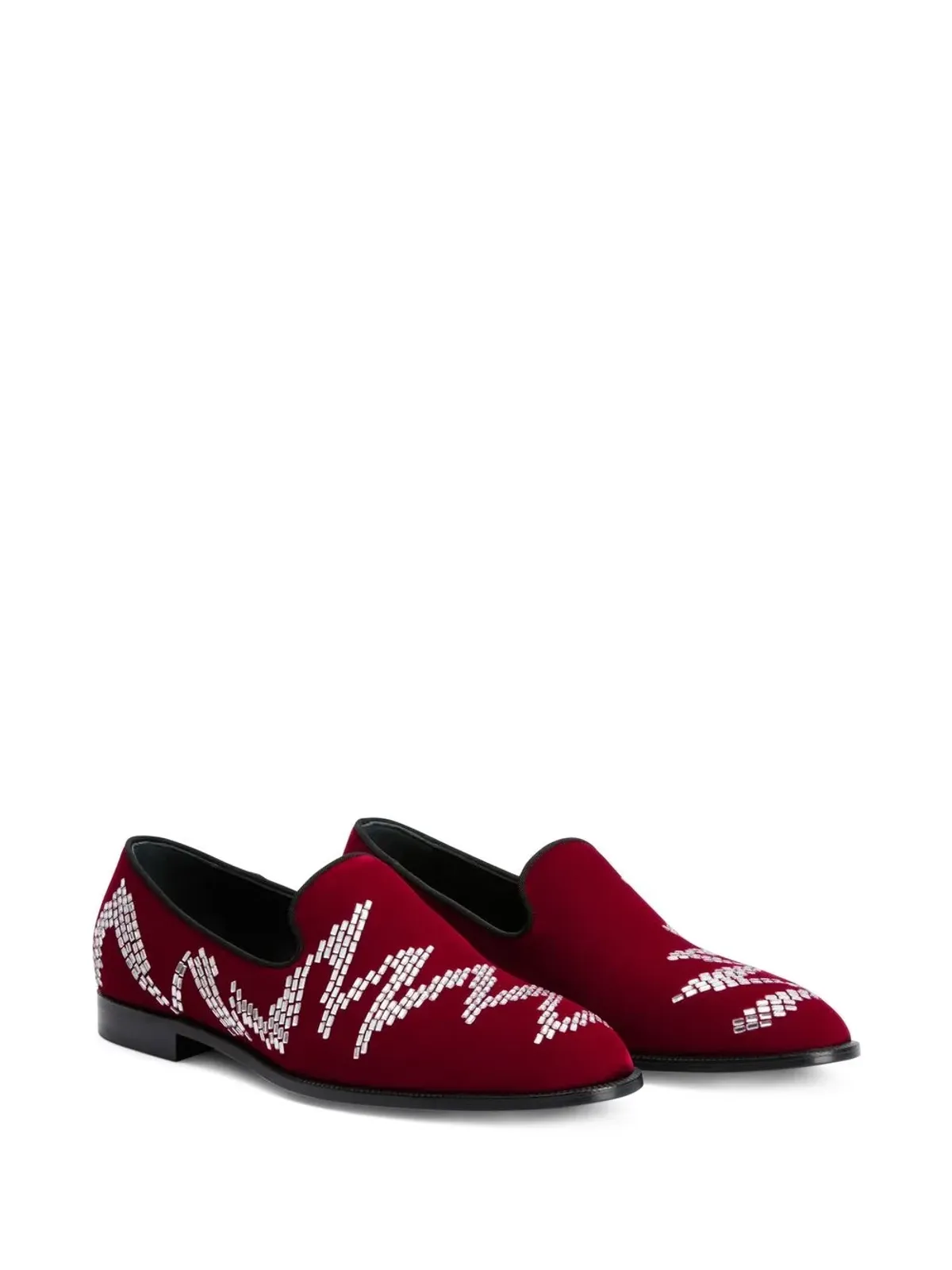 Giuseppe Zanotti Jareth Shake ビジュー付き ローファー - 画像2