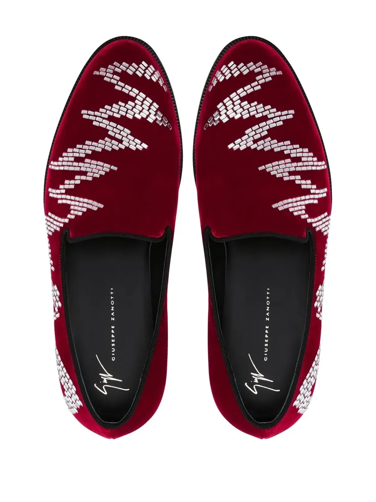Giuseppe Zanotti Jareth Shake ビジュー付き ローファー - 画像4