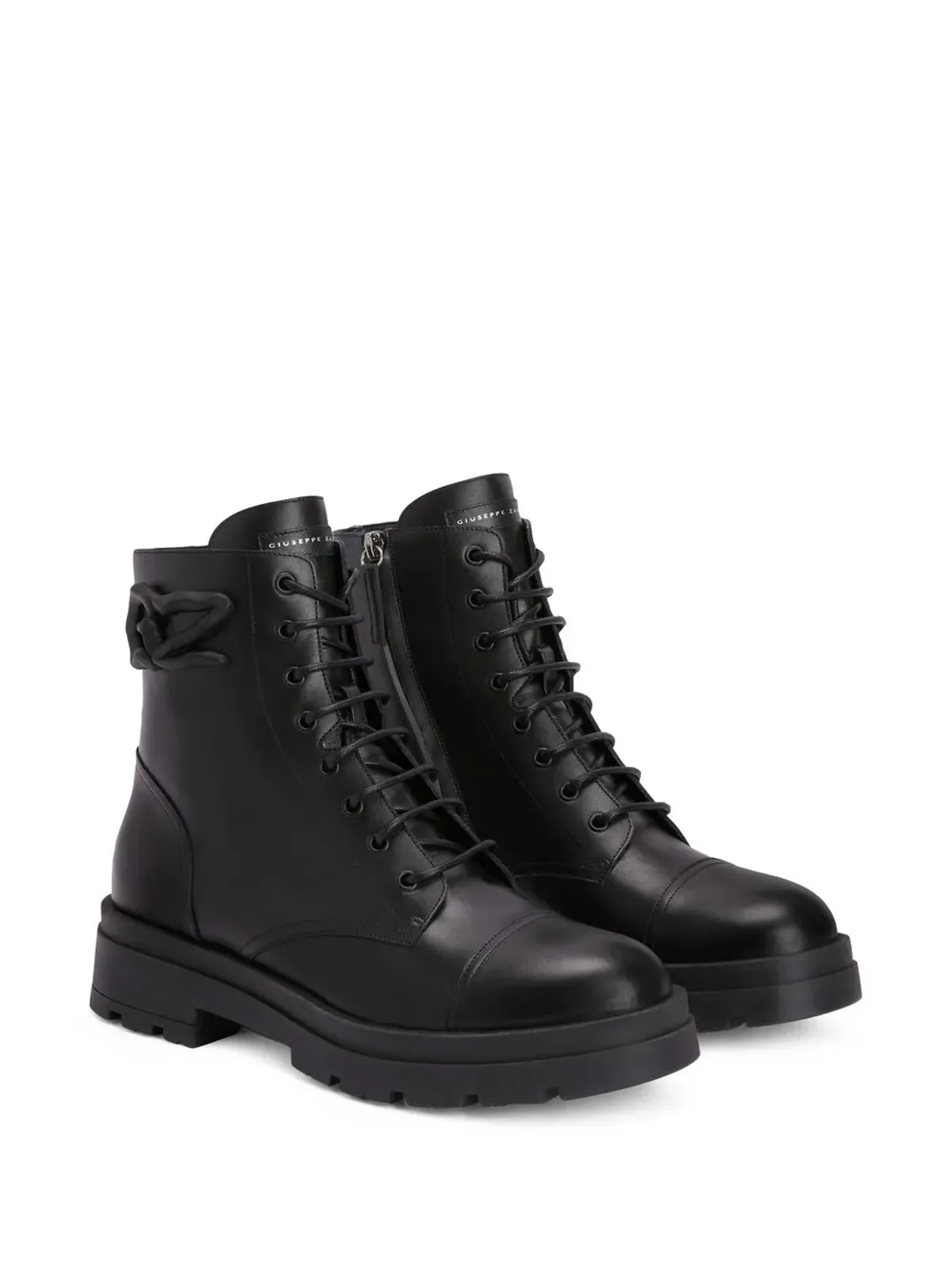 Giuseppe Zanotti Harlock Zalì コンバットブーツ - 画像2