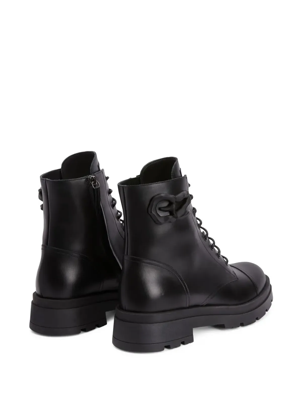 Giuseppe Zanotti Harlock Zalì コンバットブーツ - 画像3